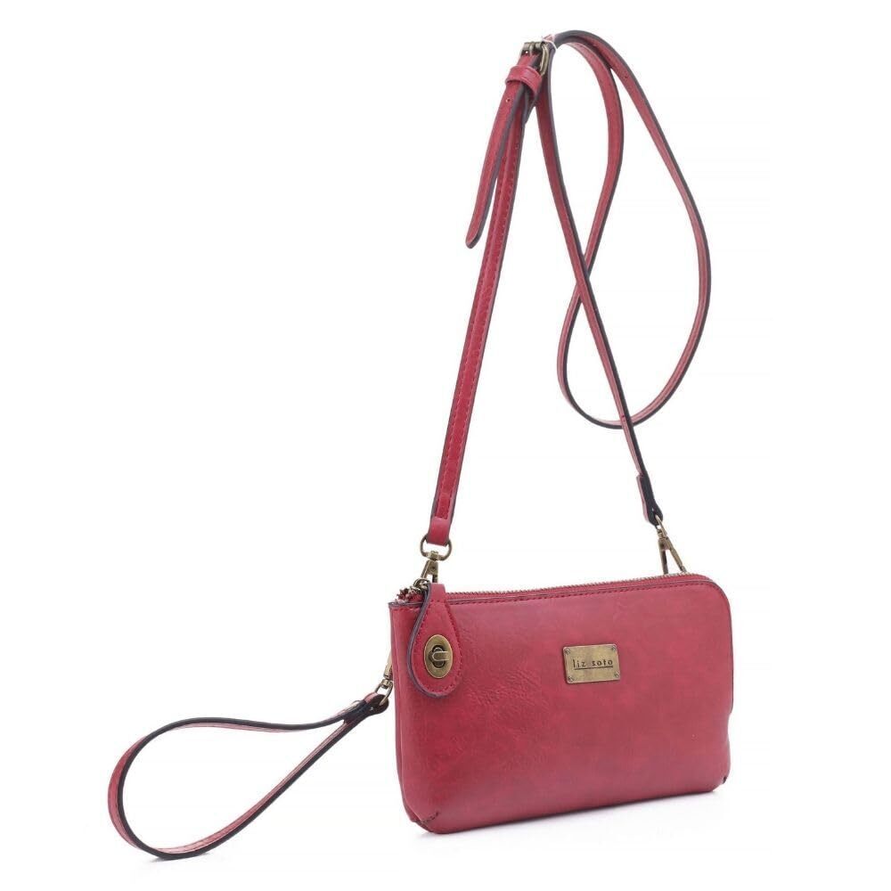7438 Tina Wristlet Wallets - Clutch Wristlet Convertible to Shoulder Bag or